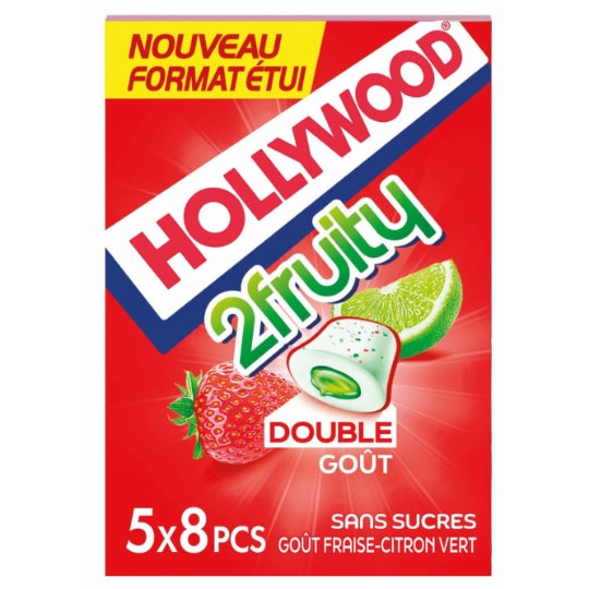 Kaugummi Erdbeere & Limette Hollywood 2Fruity