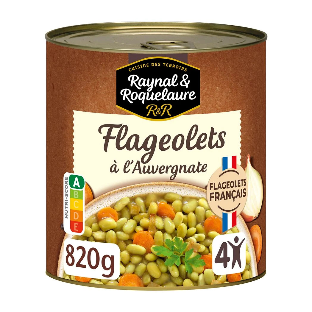 Extra feine gekochte Flageolet-Bohnen Raynal & Roquelaure