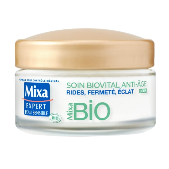 Anti-Falten- und Anti-Aging-Gesichtscreme für empfindliche Haut Mixa