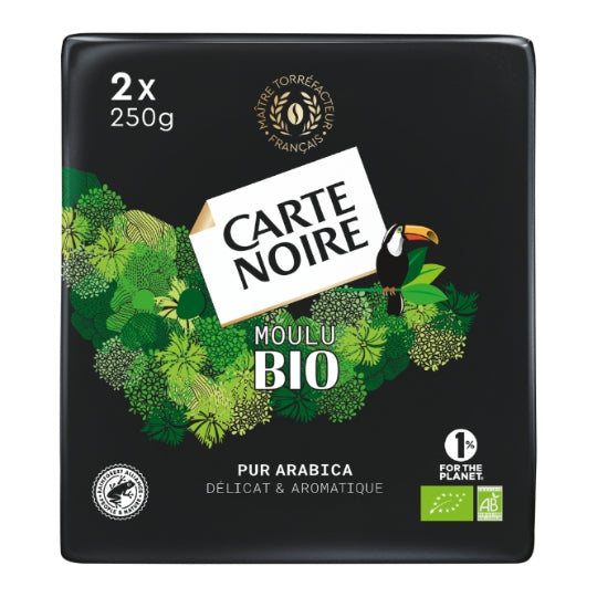 Carte Noire Bio Reiner Arabica gemahlener Kaffee X 2