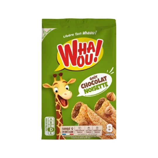 Wow! Crêpe mit Schokolade und Haselnuss