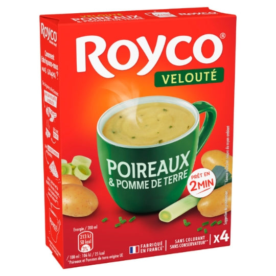 Royco Suppe mit getrockneten Lauch & Kartoffeln