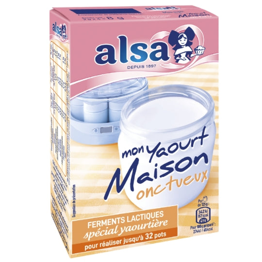 Cremiger hausgemachter Joghurt mit Milchfermenten Alsa