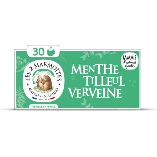 Minze Linden Verbenen Aufguss Les 2 Marmottes