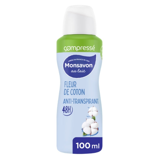 Milch & Baumwolle Komprimiertes Deodorant Monsavon