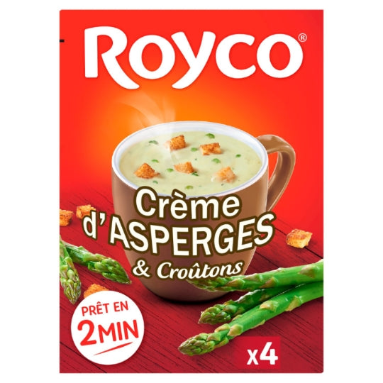 Royco Spargelcremesuppe & Croutons