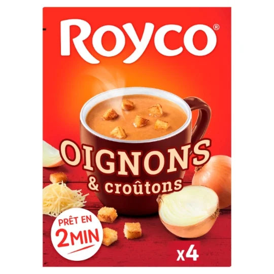 Getrocknete Zwiebelsuppe & Croutons Royco