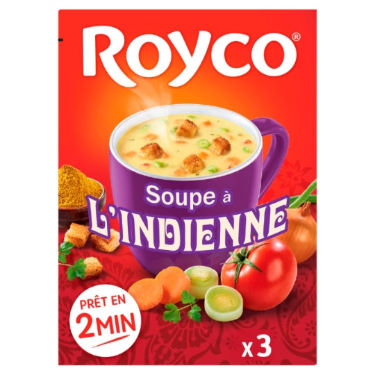 Dehydrierte indische Suppe Royco