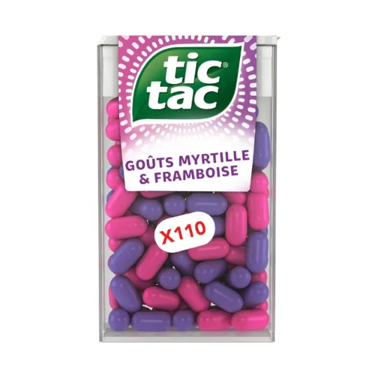 Tic Tac Blaubeere & Himbeere Bonbons