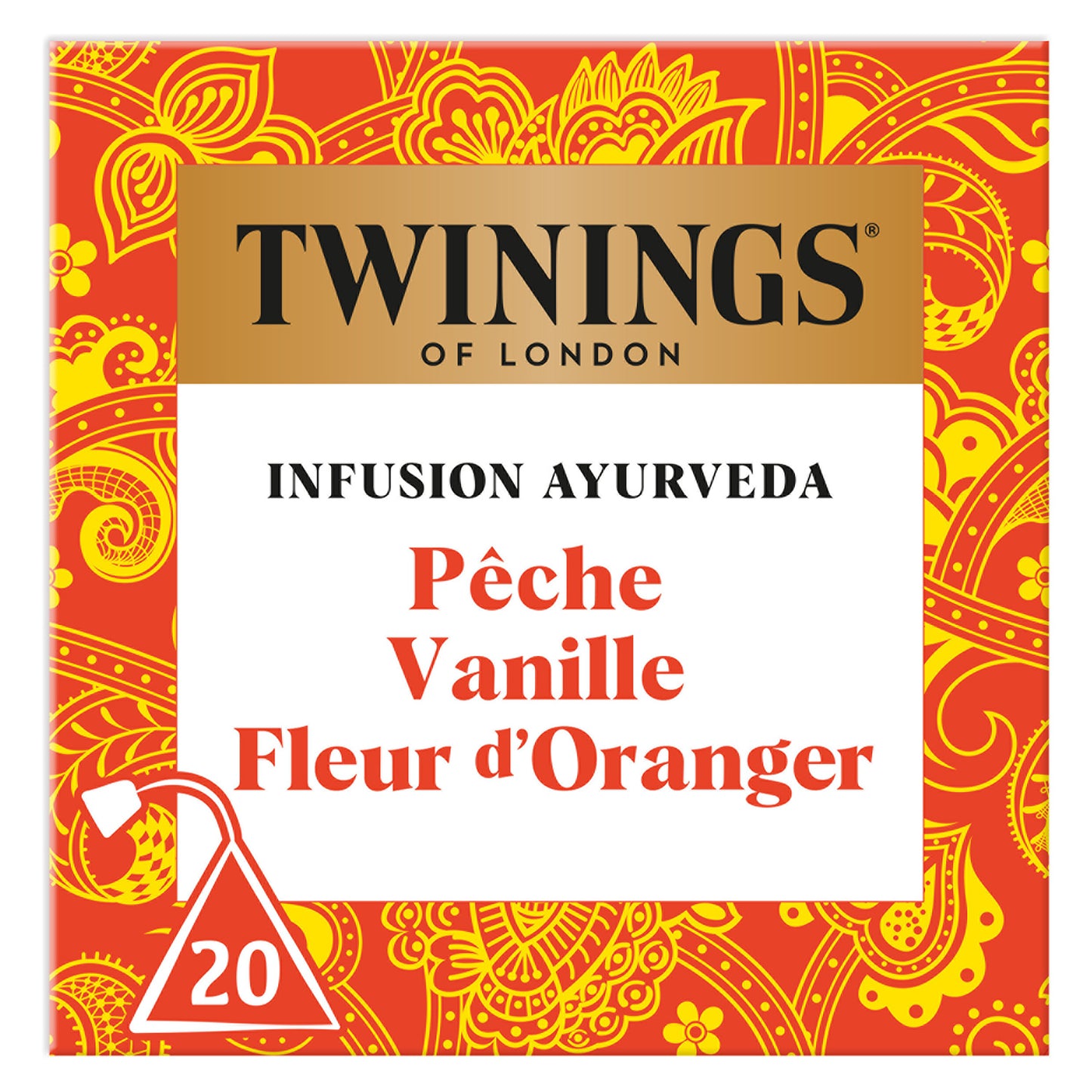 Orangenblüte / Pfirsich / Vanille Aufguss Twinings