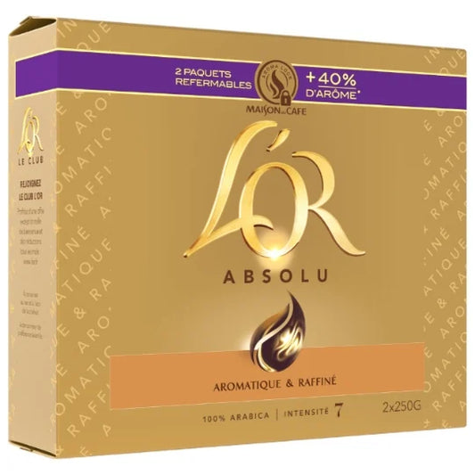 Ground Coffee 100% Arabica "Absolu" L'Or