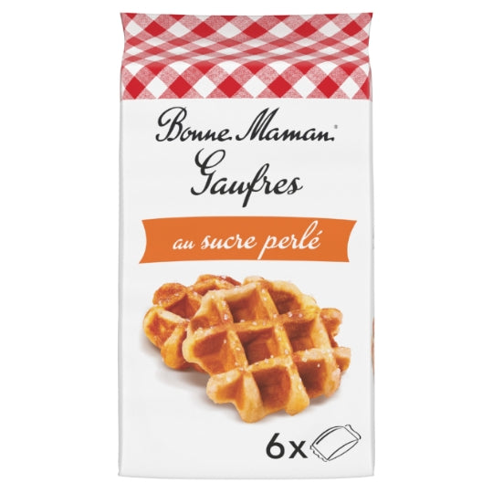 Waffeln mit Hagelzucker Bonne Maman