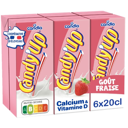 Candy'Up Milch Erdbeere