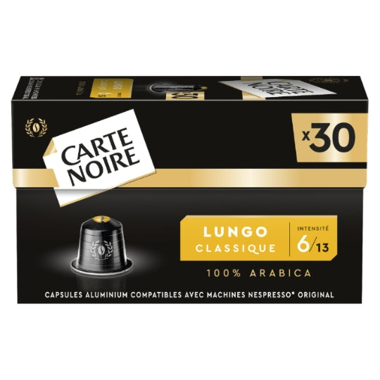 Carte Noire Kaffeekapseln Kompatibel Nespresso Lungo Classic 6