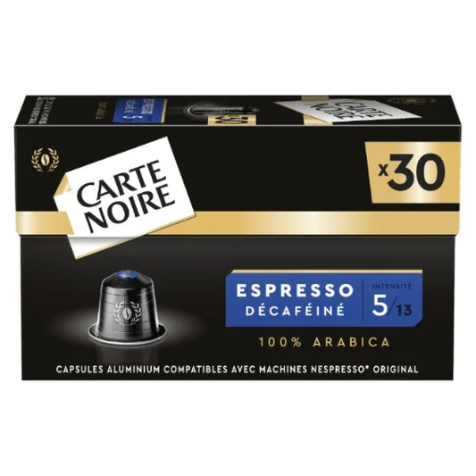 Carte Noire Coffee Capsules Compatible Nespresso Decaffeinated Espresso 5