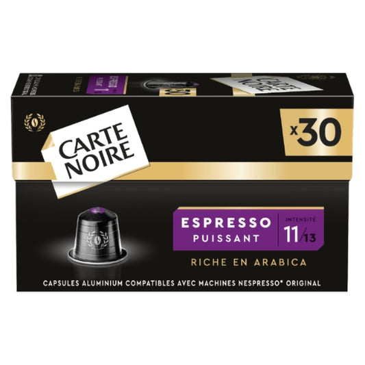 Carte Noire Coffee Capsules Compatible Nespresso Espresso Puissant 11