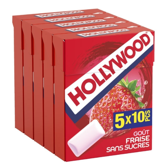 Hollywood Erdbeer-Kaugummi