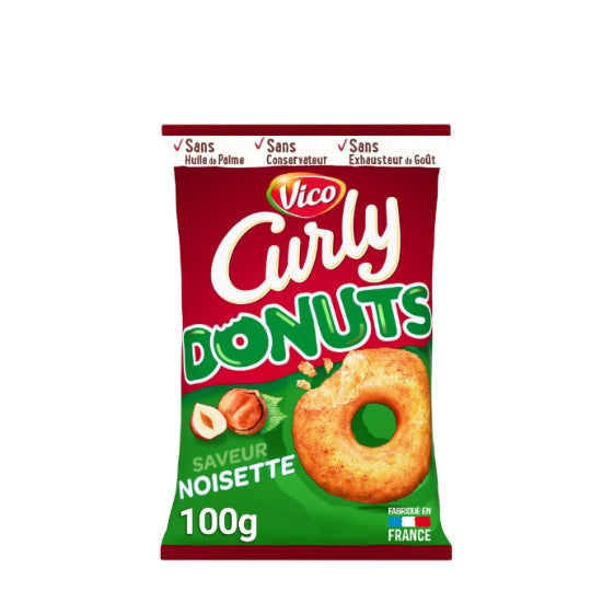 Haselnusskrapfen gelockt