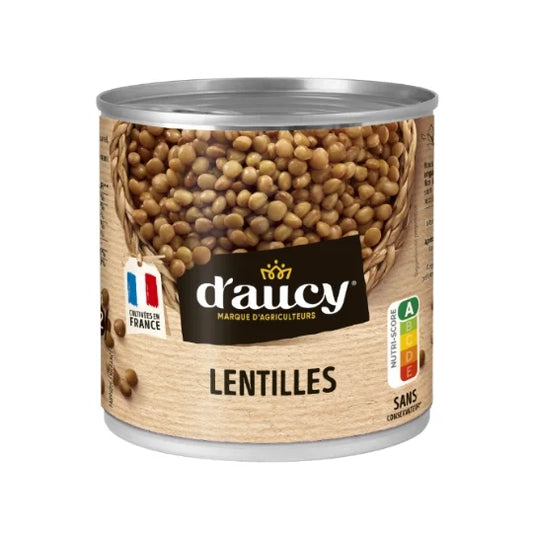 Cooked Lentils D'Aucy
