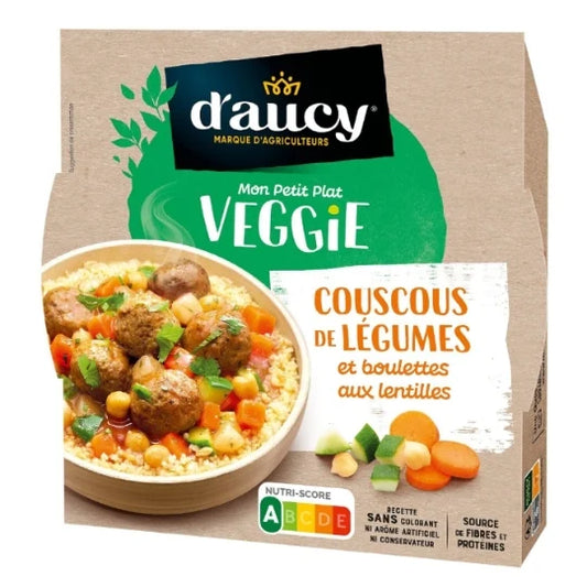 Cooked Dish Couscous & Dumplings Vegetables D'Aucy