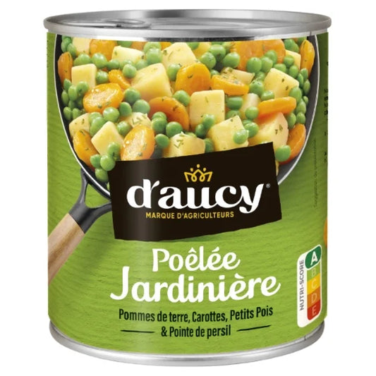 Gegartes Gemüse, gebraten mit Karottensaft D'Aucy XL