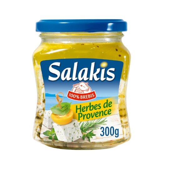 Dice Of Sheep's Cheese For Aperitif & Salad With Provençal Herbs Salakis