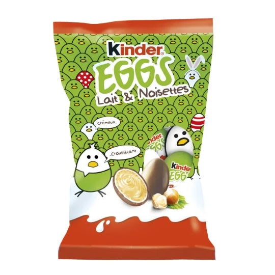 Kleine Schokoladen-Haselnuss-Eier Kinder