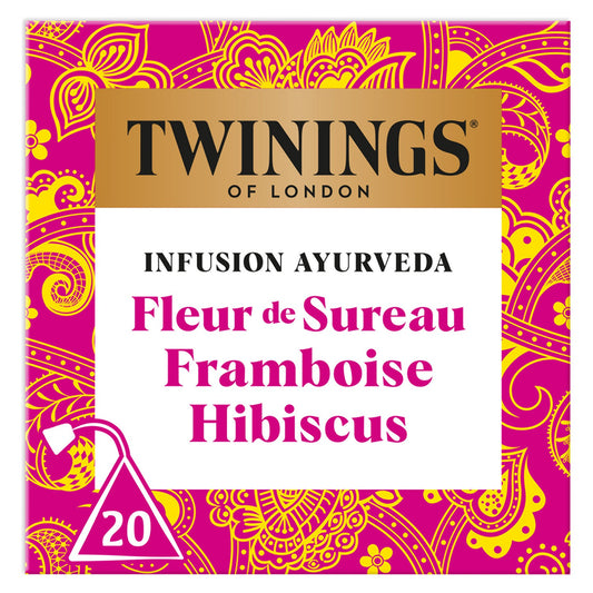 Holunderblüte / Himbeere / Hibiskus Ayurveda Infusion Twinings