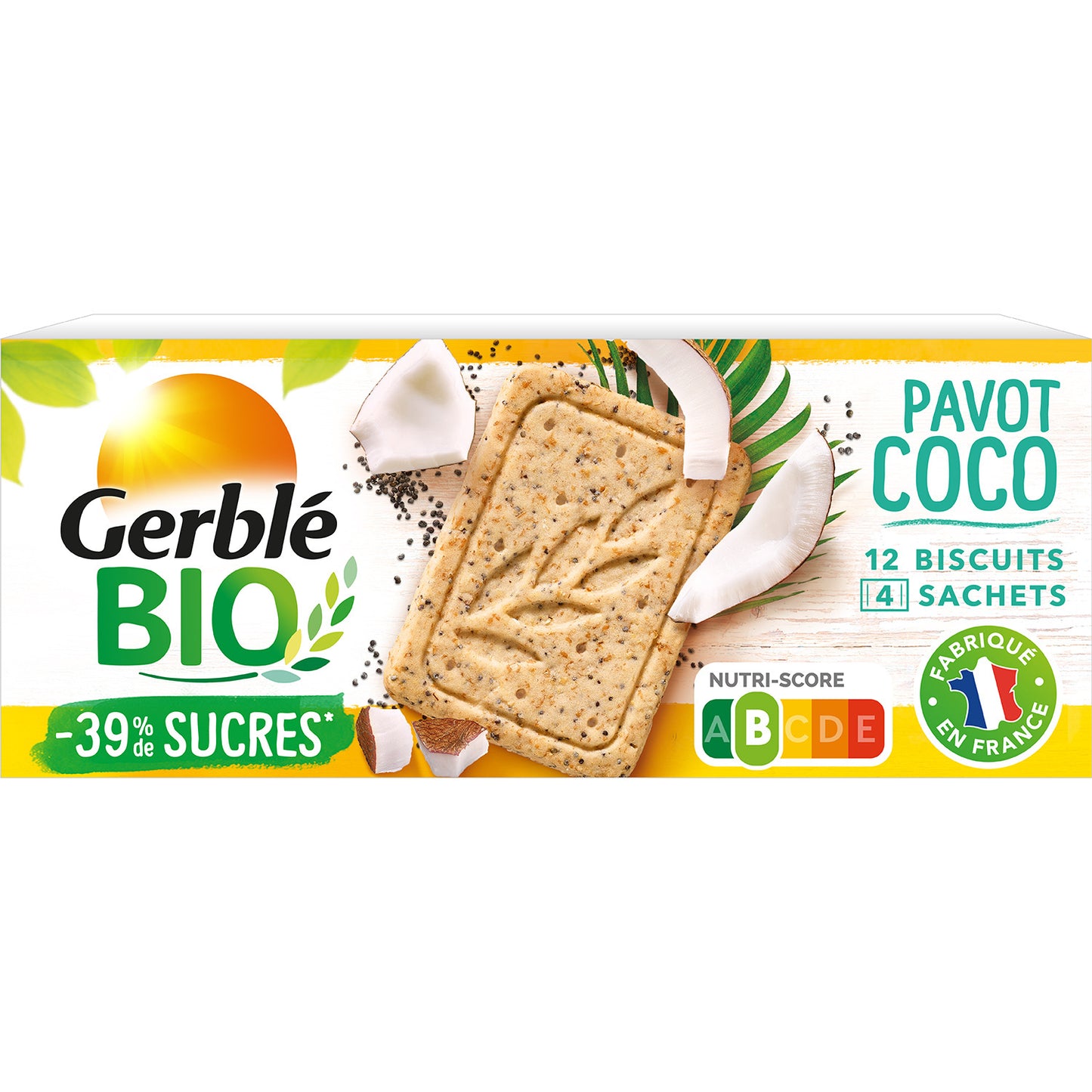 Organic Coconut & Poppy Biscuit Gerblé