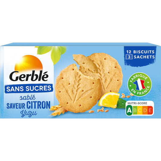 Zuckerfreier Yuzu-Zitronenkeks Gerblé