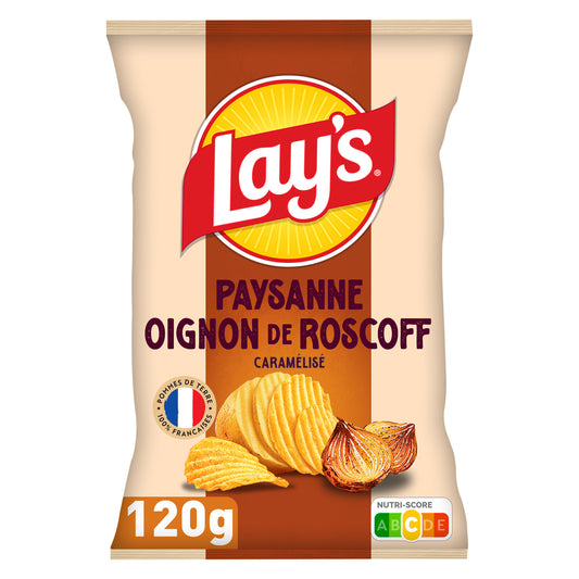 Lay's Chips mit karamellisierten Roscoff-Zwiebeln