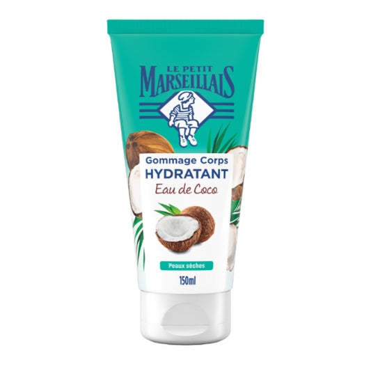 Moisturizing Exfoliating Body Scrub for Dry Skin with Coconut Water Le Petit Marseillais
