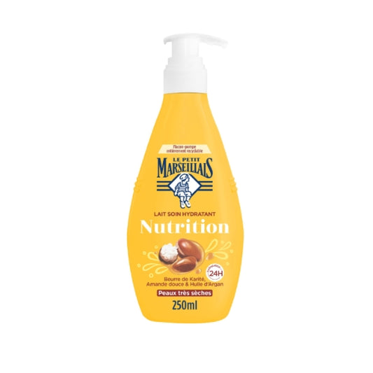 Nourishing Body Lotion with Shea Butter and Argan Oil for Very Dry Skin Le Petit Marseillais