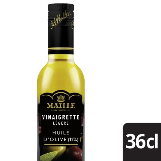 Vinaigrette mit Olivenöl & einem Hauch schwarzer Oliven Maille