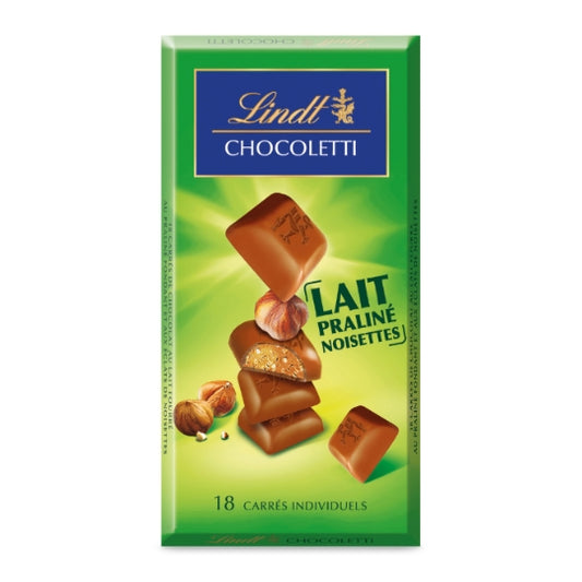 Lindt Chocoletti Praline Hazelnut Milk Chocolate