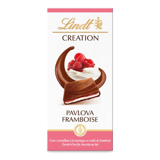 Lindt Raspberry Pavlova Milk Chocolate Bar
