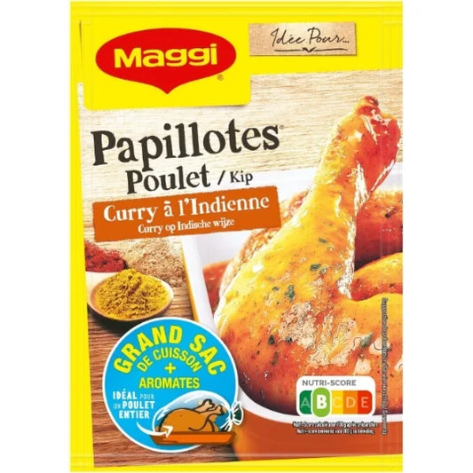 Chicken Curry Papillotes Maggi