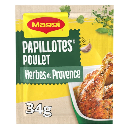 Chicken Herbs of Provence Papillotes Maggi