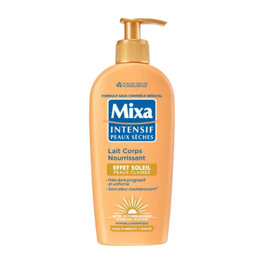 Nourishing Body Lotion Apricot Oil And Shea Sun Effect For Fair Skin Mixa