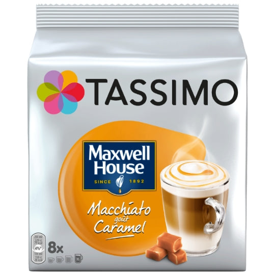 Kaffeepads Latte Macchiato Caramel Maxwell House Tassimo