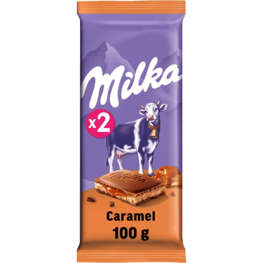 Milka Schokolade Milch & Karamell X2