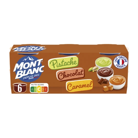 Vanille-Reispudding Mont-Blanc