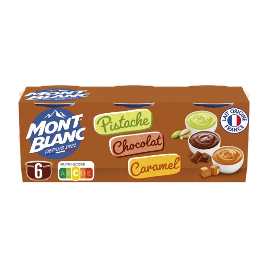 Mont Blanc Assorted Dessert Cream
