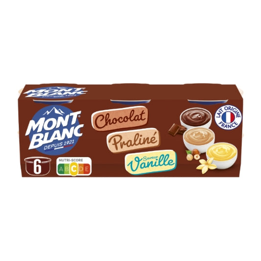 Mont Blanc Assorted Dessert Creams