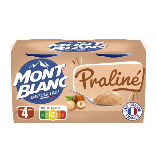 Praline Dessert Cream Mont-Blanc