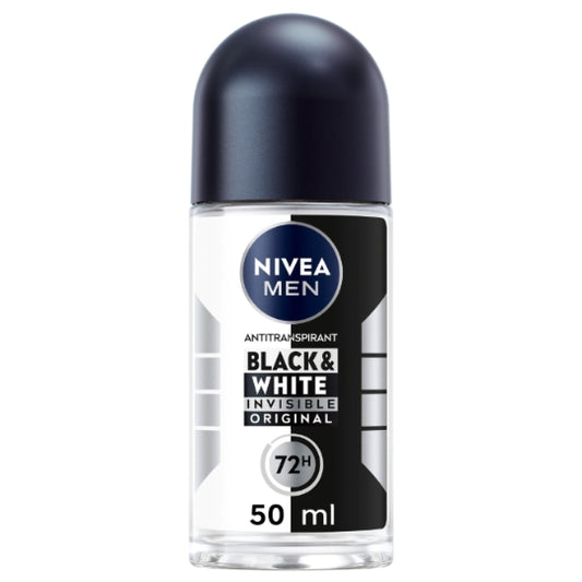 NIVEA Men Original Black and White Antiperspirant Roll-On Deodorant