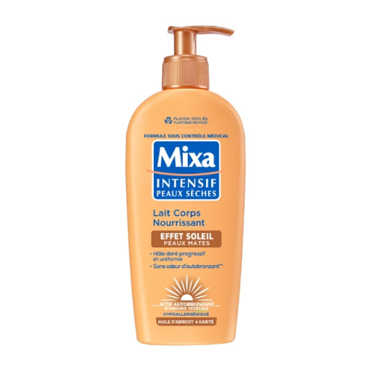 Nourishing Body Lotion Apricot Oil And Shea Sun Effect For Tanned Skin Mixa