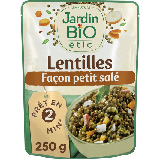Organic Lentil Stew "Façon Petit Salé" Jardin Bio