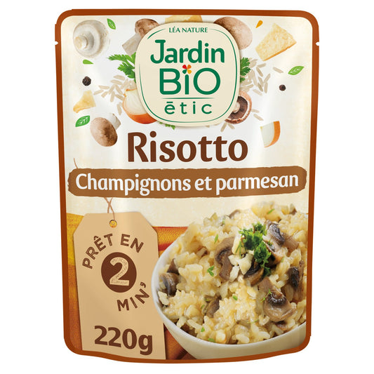 Organic Mushroom Risotto Jardin Bio