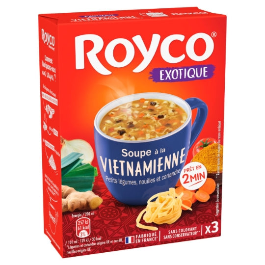 Getrocknete vietnamesische Suppe Royco